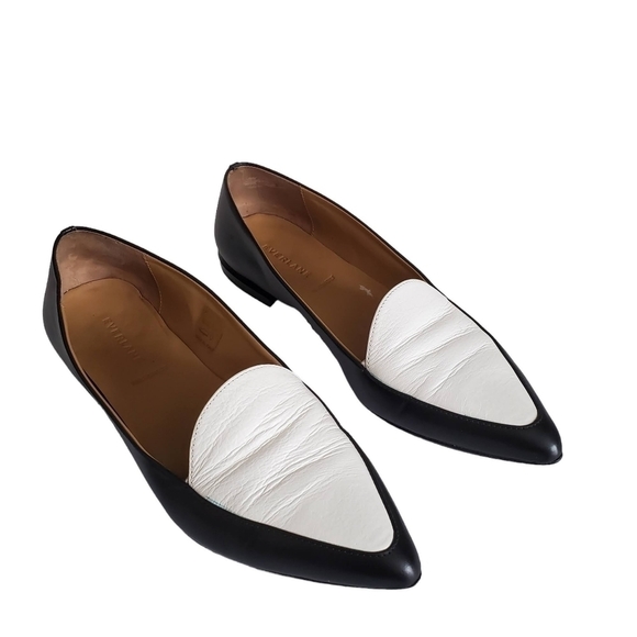 EVERLANE The Modern Point Flat Pointed Shoes Size 9.5 - Picture 2 of 7